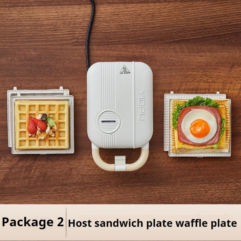 650W Portable Sandwich Breakfast Machine Multifunctional Waffle Biscuit Machine Household Light Food Machine Toaster