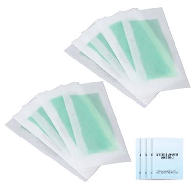 40pcs Wax Strips Kit Double Sides Fast Hair Remover Strips with Cleaning Pads for Armpit Arm Legs