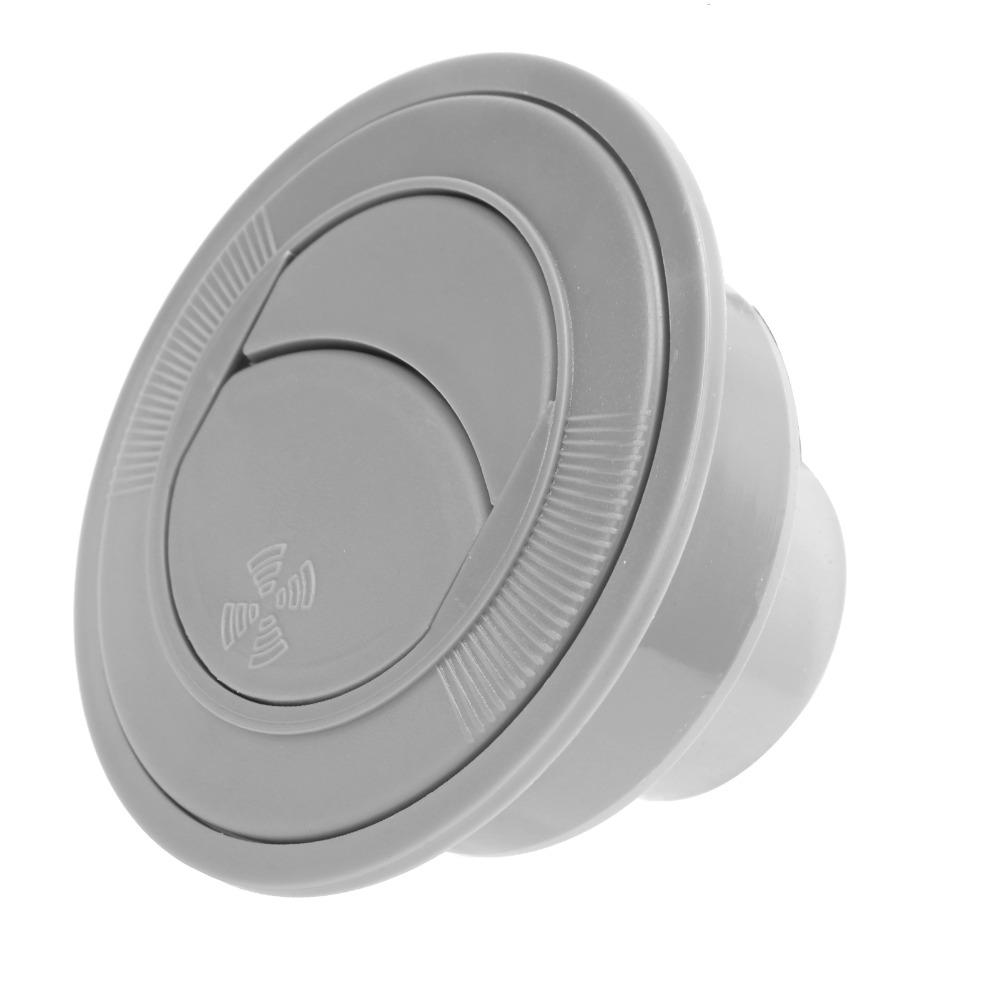 Gray Air Conditioning Outlet ABS Air Deflector Ventilation Round Air Outlet  RV