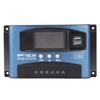 Solar Charge Controller MPPT Photovoltaic Panel LED Street Lighting Control Unit Regulator12 24V 30A