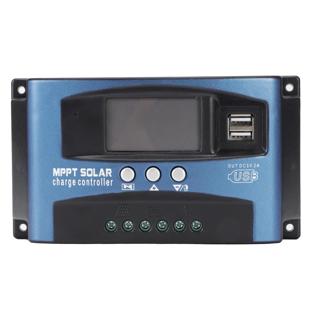 Solar Charge Controller MPPT Photovoltaic Panel LED Street Lighting Control Unit Regulator12 24V 30A