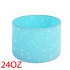 Silicone Water Bottle Boot For Owala 24oz 32oz 40oz Anti-Slip Protective Sleeve Bottom Bumper Protector Twist And Flip Cup Holders 5