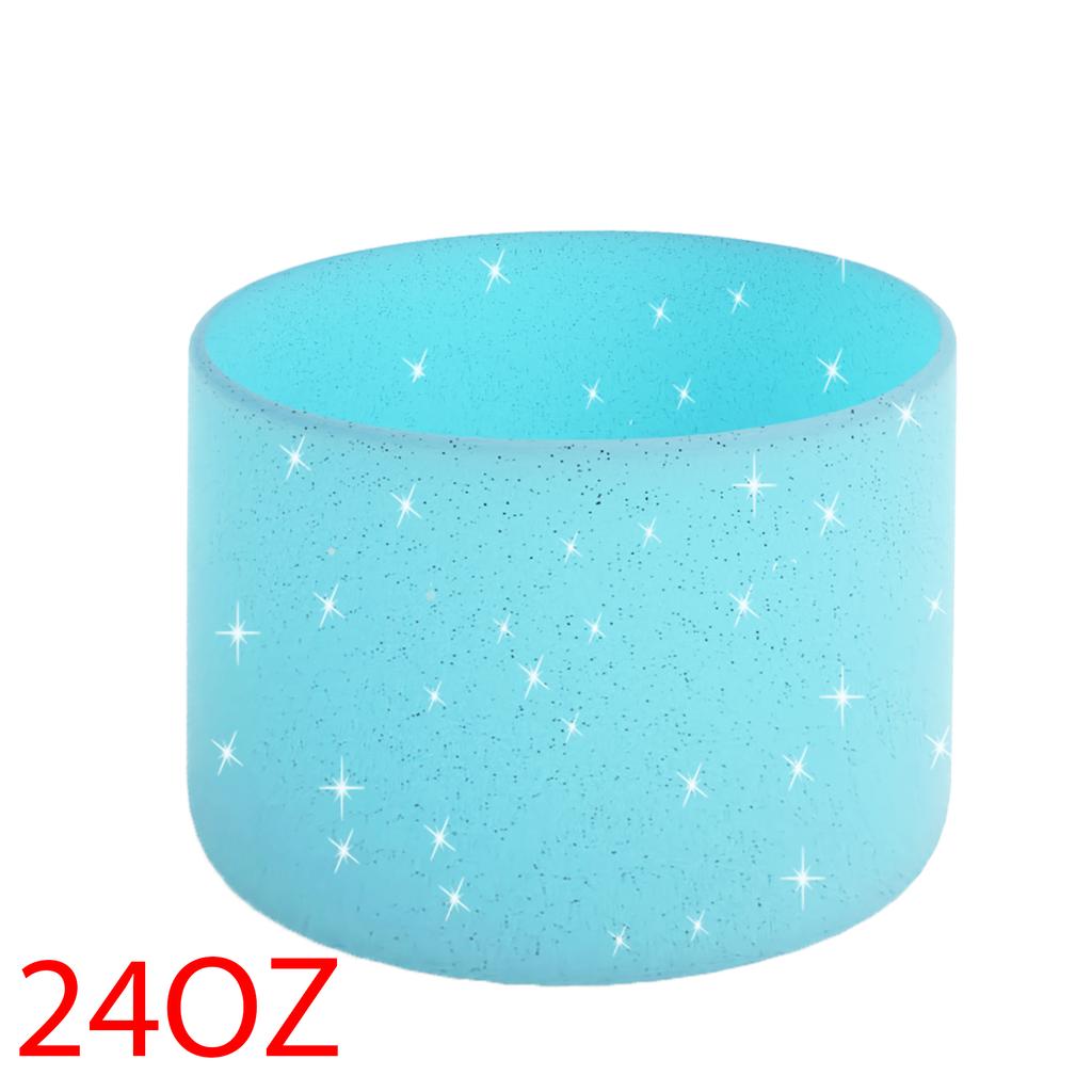 Silicone Water Bottle Boot For Owala 24oz 32oz 40oz Anti-Slip Protective Sleeve Bottom Bumper Protector Twist And Flip Cup Holders 5