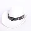 Popular European and American Classic Suede Western Cowboy Hat Men's and Women's Fashion LO Style Peach Heart Cowboy Hat
