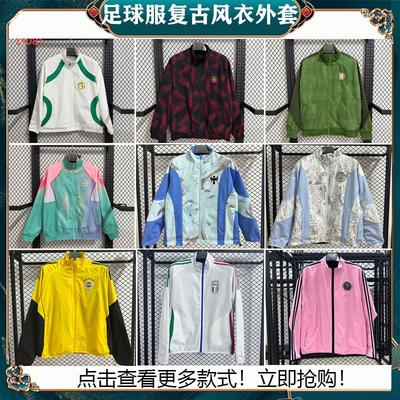 Unisex Football Training Windbreaker Jacket Soccer Team Fan Apparel Lightweight Sportswear Running Gym Hiking