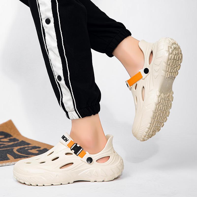 Men's Outdoor Sandals Sport Slippers Beach Slides Breathable Clogs Men Casual Garden Shoes Non-slip Hiking Men Outdoor Sandals