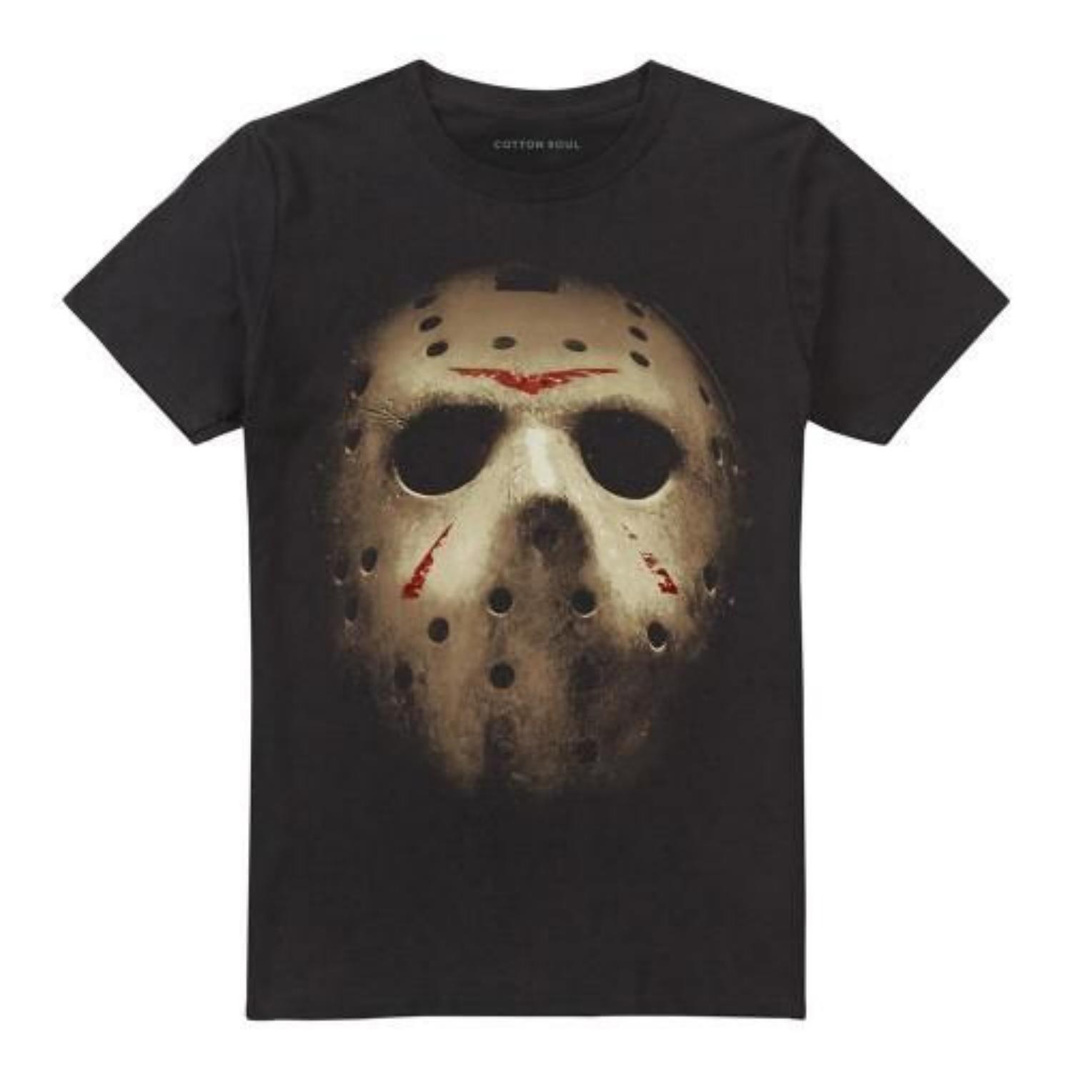 Friday The 13th Unisex Adult Jason Voorhees Face T-Shirt XXXXL