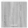 Hanging Cabinet with Door 2 pcs Grey Sonoma and White 40 x 31 x 40 cm