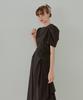 Etmont Pintuck String Dress, Black