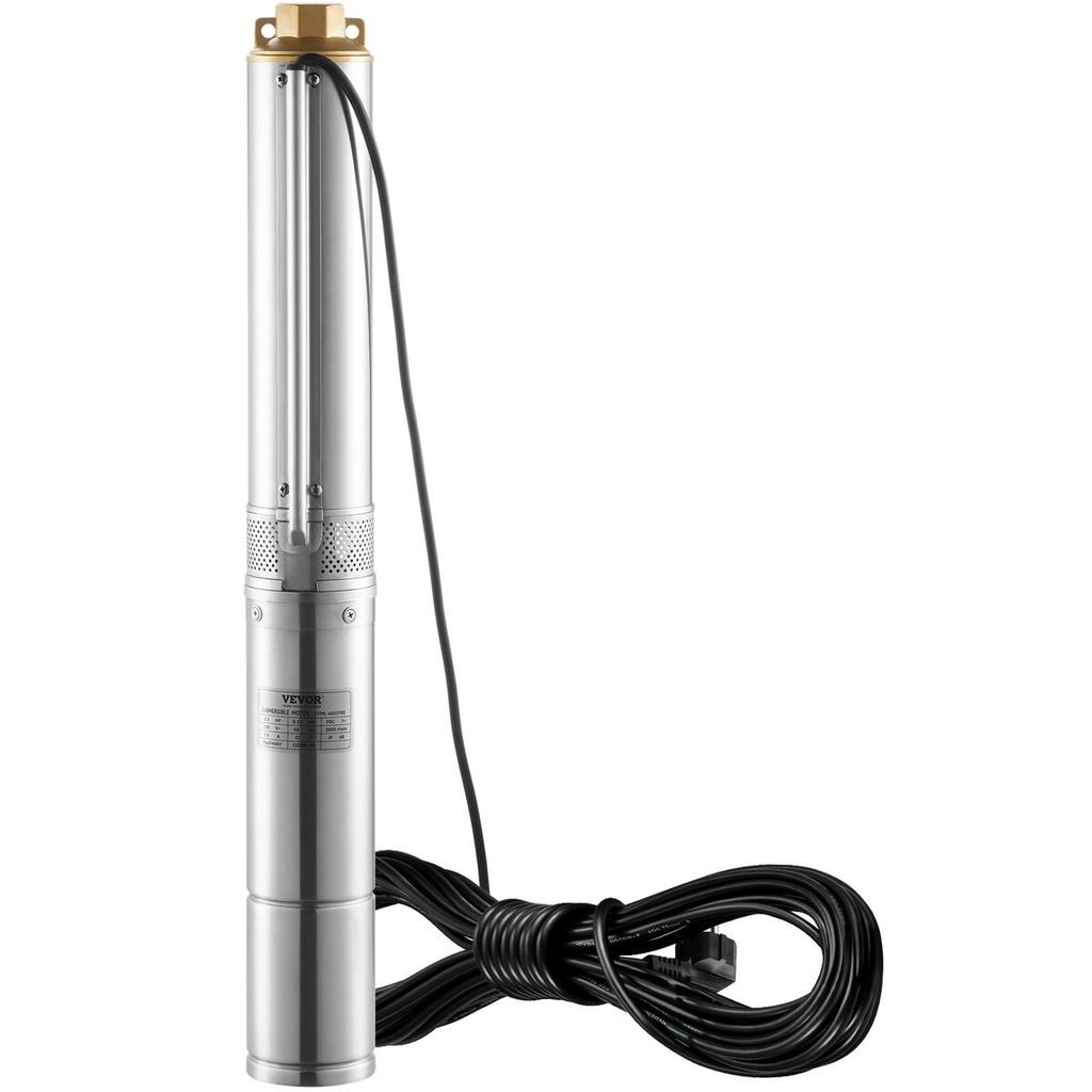 Deep Well Submersible Pump Stainless Steel Water Pump 370W 5.3 M³/h 50 M