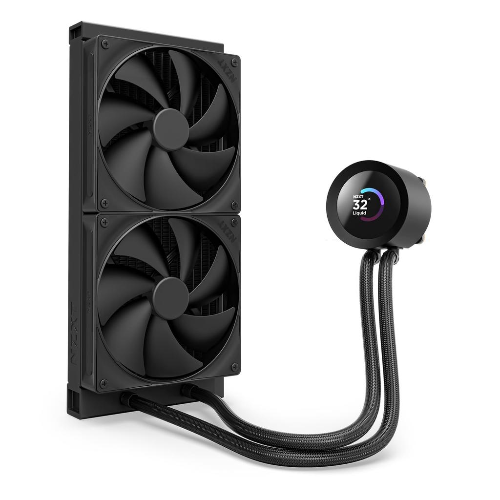 NZXT Kraken Plus 280 V2 Black Simple CPU Cooler Black FN2483 Water-Cooled RL-KN280-B2
