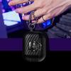 Carbon Fiber Texture Earphone Case For AirPods 4 Gen Pro 3 2 Bluetooth Headset Cover For AirPods Pro 3 2 Wireless Earphone Charging Box with Keychain