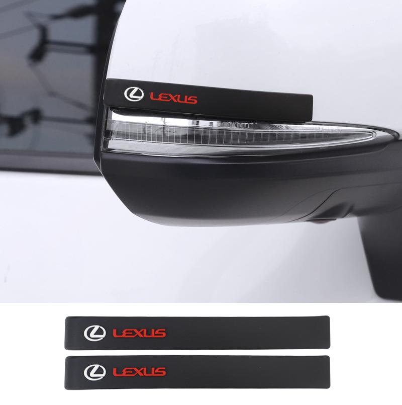 6Pcs Car Anticollision Rubber Strip Door Anti Scratch Stickers For Lexus RX300 IS200 IS250 ES350 Ct200h UX250h NX300h RX350 LS