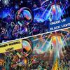 VIKAMA Trippy Alien DJ Tapestry UV Reactive Polyester Psychedelic Wall Hanging Aesthetic Dorm Decor for Bedroom