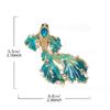 Light Luxury  Long-Tail Goldfish Brooch Enamel Sea Animal Fish Brooch For Women Clothes Backpack Pins Gifts