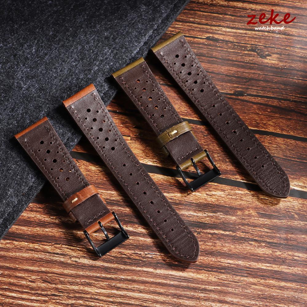 Curea de Ceas Vintage din Piele de Vițel cu Ceară Ulei 20mm 22mm 24mm Universală cu Cataramă Neagră Curele Smartwatch Poros Brățară Respirabilă