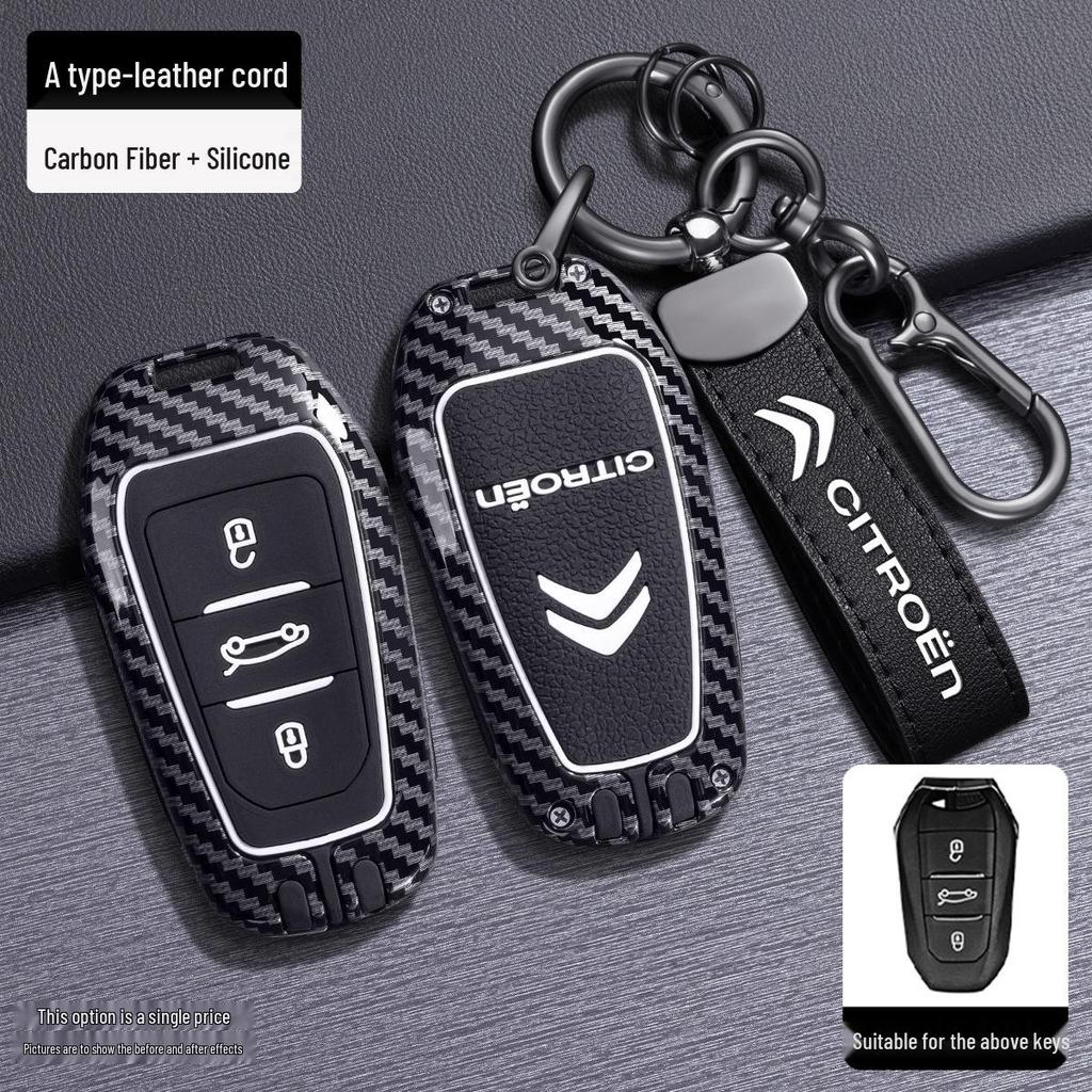 Citroën Versailles C5X Full-Cover Key Protector, 21 Buckles, Premium Car Key Bag