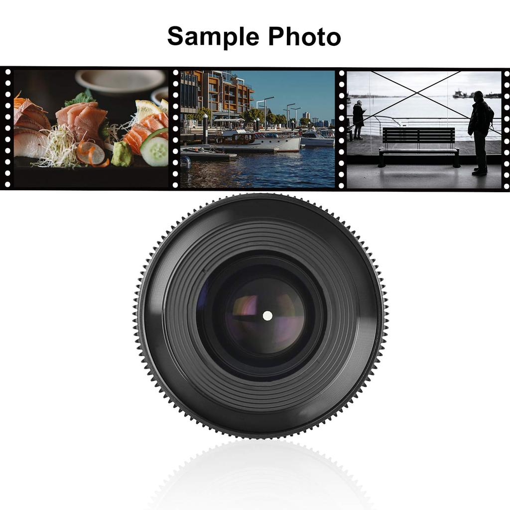 MEKE 50mm Full Frame Manual Focus Cinema Lens CanonMEKE 50mm Full Frame Manual Focus Cinema Lens for Canon RF Mount Cameras For RF Mount Cameras T2.1