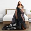 Shakira Tour 2025 Decken Weiche Warme Flanell Überwurfdecke Tagesdecke für Bett Wohnzimmer Picknick Reisen Zuhause Sofa