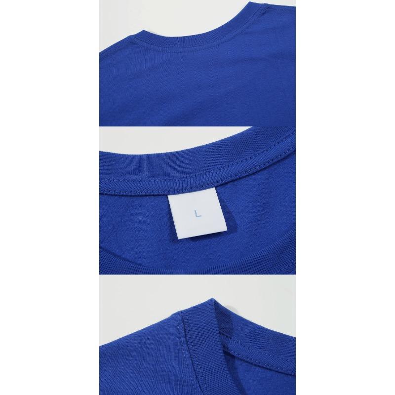 Herren bedrucktes Jugend reines Baumwoll Paar Kurzarm T-Shirt Sommer Bequem und atmungsaktiv Rundhals Kleidung