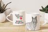 Belgian Shepherd Dog, Belgian Sheepdog I - cup with a dog, adorable cup with a heart-shaped handle, universal gift from the Art-Dog brand