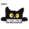 Long-lasting Brooch Black Cat Themed Brooch, Anti-Rust Lightweight Lapel Pin, Cartoon Jewelry Accessories for Clothing Bag Decoration Party