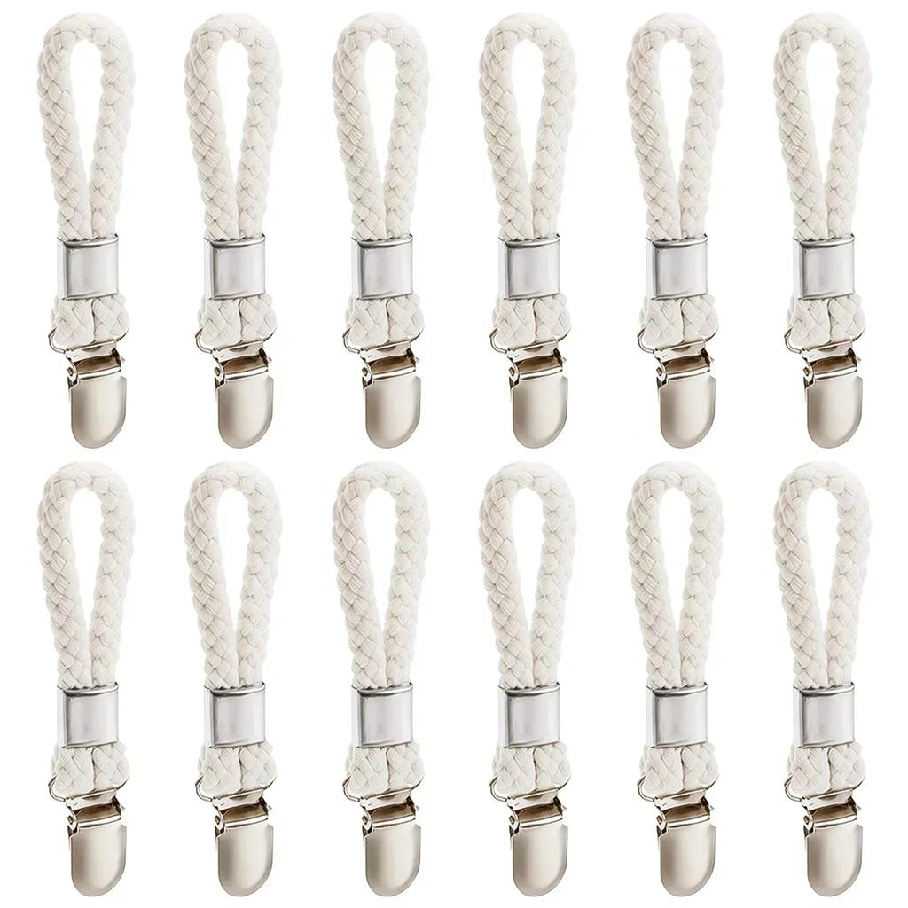 Gloves Not Only Suitable For The Storage Of Kitchen And Bathroom Towels Towel Clips 4pcs Stainless Steel White