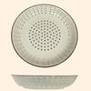Ceramic Porous Steaming Tray Perforated Drain Plate Creative Dumpling Plate  Steamed Bun
