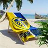 Asciugamano da Spiaggia Personalizzato con Nome Leeds United, Asciugamano Grande Morbido ad Asciugatura Rapida per Spiaggia Campeggio Nuoto_xia