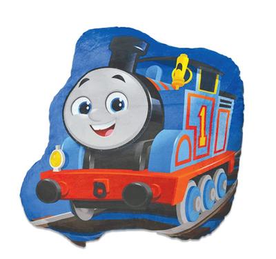 Yamani Thomas de Stoomlocomotief Percy Uitgesneden Kussen 3D Pluche Speelgoed Interieur (Thomas11413)
