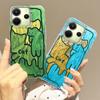 Cute Line Graffiti Cat Phone Case for Xiaomi Redmi Note 14 13 A3X 14T 13T Pro A5 A3 A4 14C 13C Poco C75 C61 Shell Silicone Cover