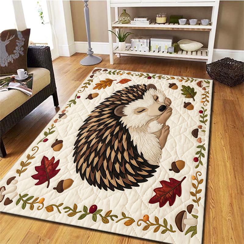 Fabric Animal Sleeping Panda Carpet Rug for Living Room Bedroom Home Sofa Decoration,Kids Play Non-slip Floor Mat