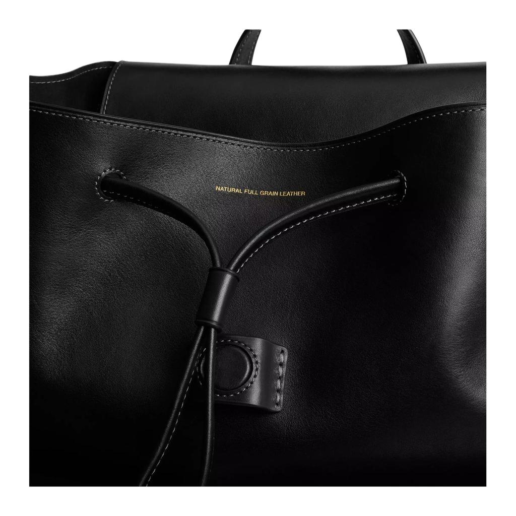Coach Crosby 36 Brand Logo Adjustable Shoulder Strap Leather Backpack Large Women Backpack Black CW618-B4BK
