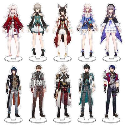 Honkai Star Rail Akrylfigur Stativ Modell Cosplay Sampo Yanqing Danheng Jingyuan Karakter Skrivebordsdekor Kostymerekvisitter Gave