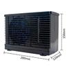 Ventilatore Raffreddatore Aria Condizionata Casa&Auto DC 12V 60W Ventilatore Raffreddamento con Ghiaccio d'Acqua Evaporativo Basso Rumore Condizionatore Aria Fredda
