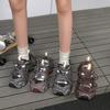 [Fanfna] Platform Dad Shoes Women's Trendy Cool 2025 Autumn New Heightening Double Lace-up Fashion Casual Sports Shoes