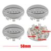 RGC1 4Pcs 58Mm Original Car Styling Wheel Center Cap Hub Covers Badge Accessories for Kia Sportage Rio Ceed Cerato Soul Ornaments