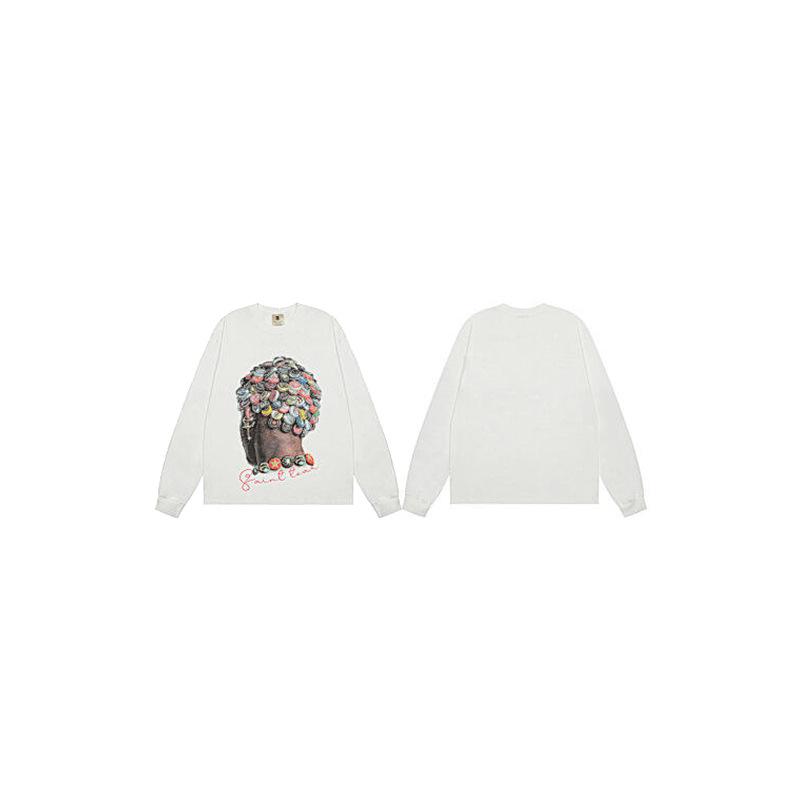 American Trendy Heavyweight Long-Sleeve Men's Autumn/Winter Loose Casual Pure Print Hoodie