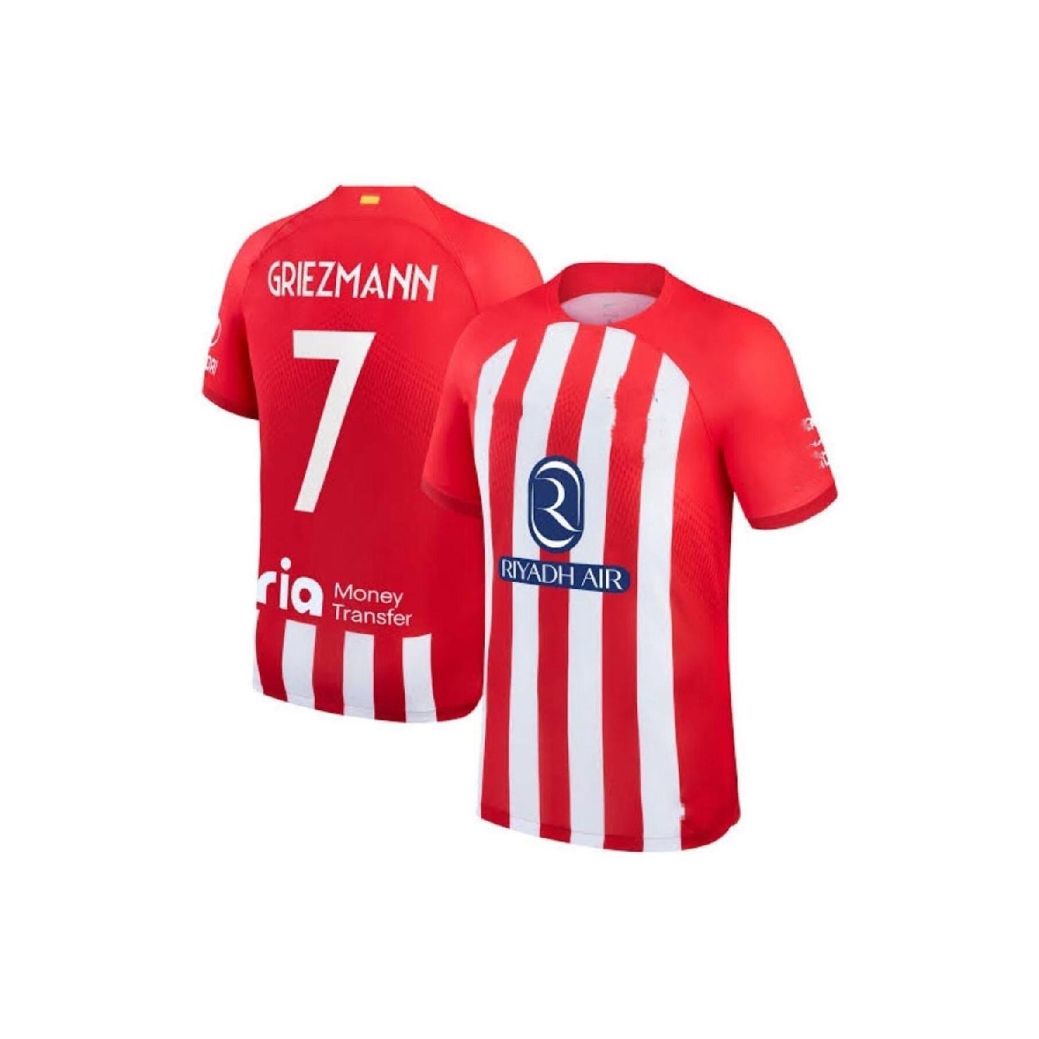 

Atletico 2024/25 New Season Antonio Griezmann Home Jersey S красный