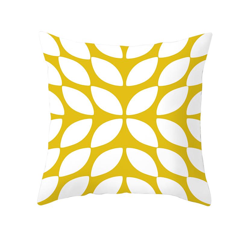 Geometryczny Nadruk Cyfrowy Poszewka na Poduszkę Skórka Brzoskwiniowa Nowoczesny Prosty Styl Poszewka na Poduszkę na Sofę Pokrowiec na Poduszkę Samochodową Dekoracja