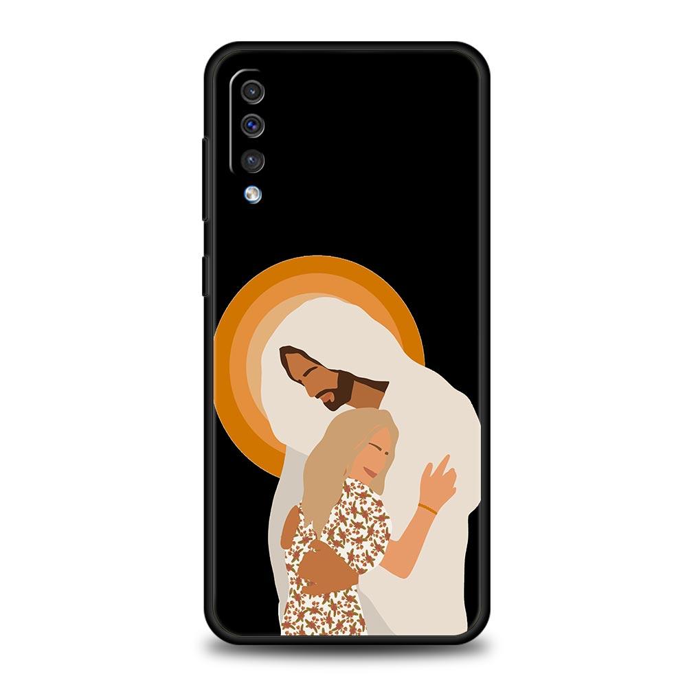 Christian Religious Jesus Phone Case For Samsung Galaxy A52 A50 A70 A10 A30 A40 A20S A20E A02S A12 A22 A72 A42 A32 5G A04s Cover