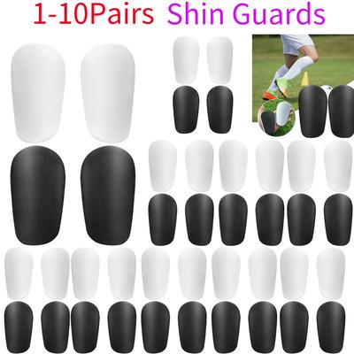 1-4Pairs Mini Shin Pads Wear-resistant Shock Absorbing Soccer Leg Protector  Lightweight Portable FootballTraining Shank Board