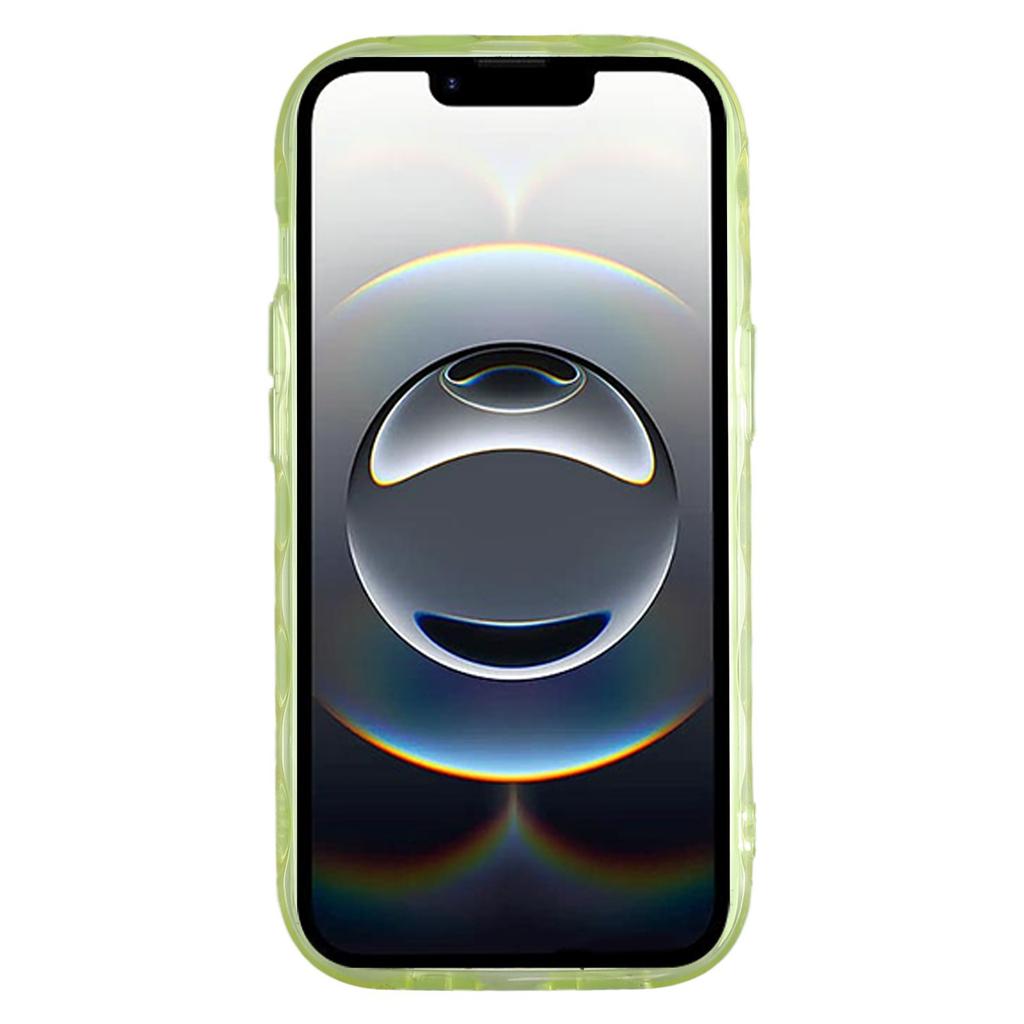 For iPhone 16e Case Inner Wave Pattern TPU+Acrylic Phone Cover