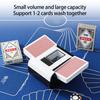 2000MHA Durability Electric Card Shuffler Rechargeable Automatic Card Shuffling Machine for Travel and Leisure Activity