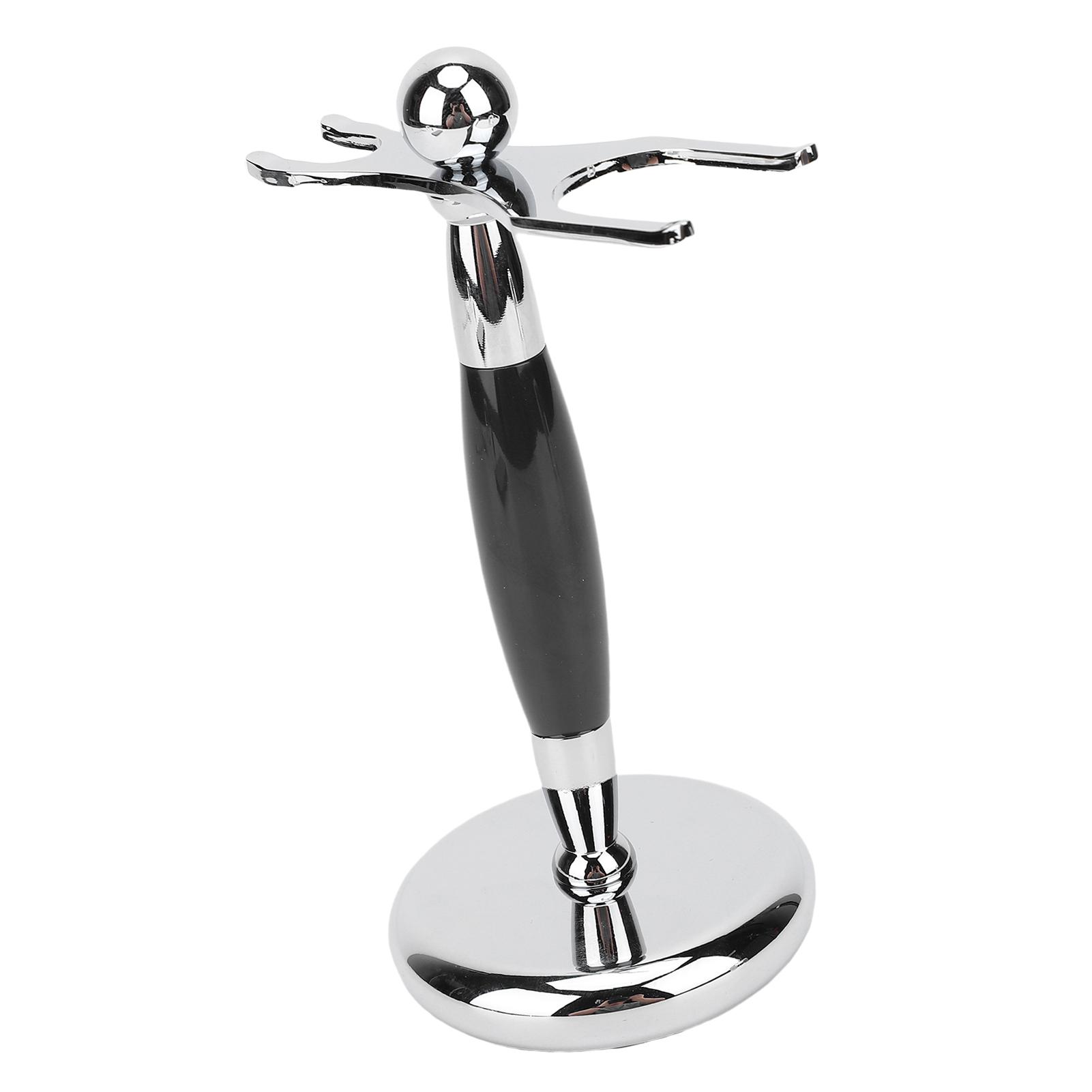 

Shaving Brush Stand Extra Wide Openings Double Sided Shaving Holder for Men with Metal Base