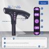 Smart Multifunctional Cane Handle: Bluetooth MP3, Radio, Alarm, Flashlight - Senior Safety Accessory