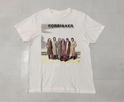 Foreigner Band Rockconcert Muziektour Katoenen Shirt Volledige Maat Unisex