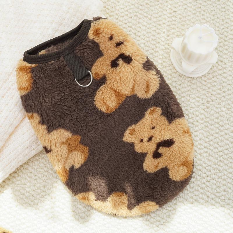 

Pet Dogs, Plush Cats, Big Dogs, Universal Autumn and Winter Plush Warm Dog Clothes, Cats XS