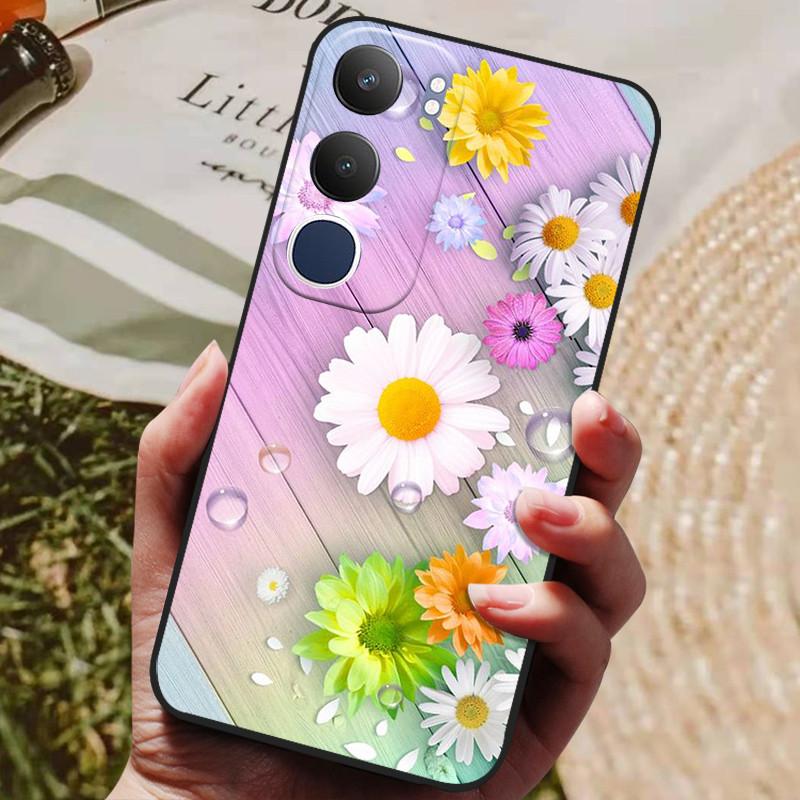 Pouzdro na telefon pro vivo Y19s 4G Módní malovaný měkký silikonový zadní kryt pro vivo Y19s 4G Pouzdra TPU nárazník na vivoy19s V2419 Roztomilé