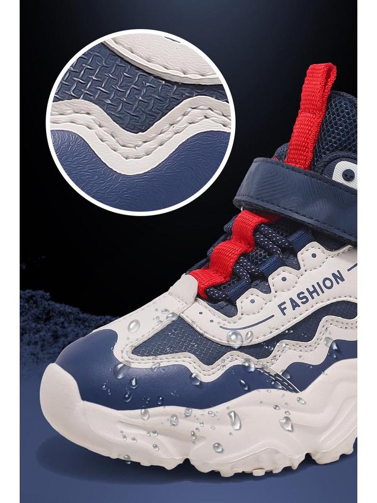 2025 Winter Velvet-Lined Kids' Sports Shoes: Warm, Soft, Casual Shoes for Boys and Girls